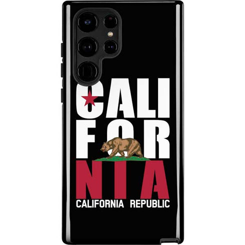 California Black Block Galaxy Cases